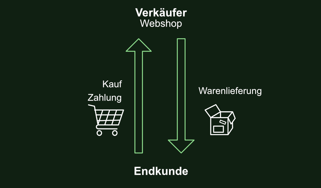 Schaubild Webshop